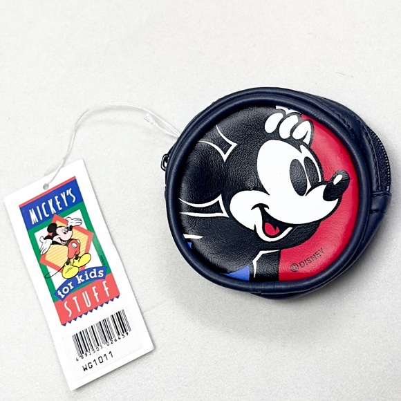 Vtg Mickey Mouse Coin Case ~ Mickey's Stuff for Kids NWT - Picture 1 of 2